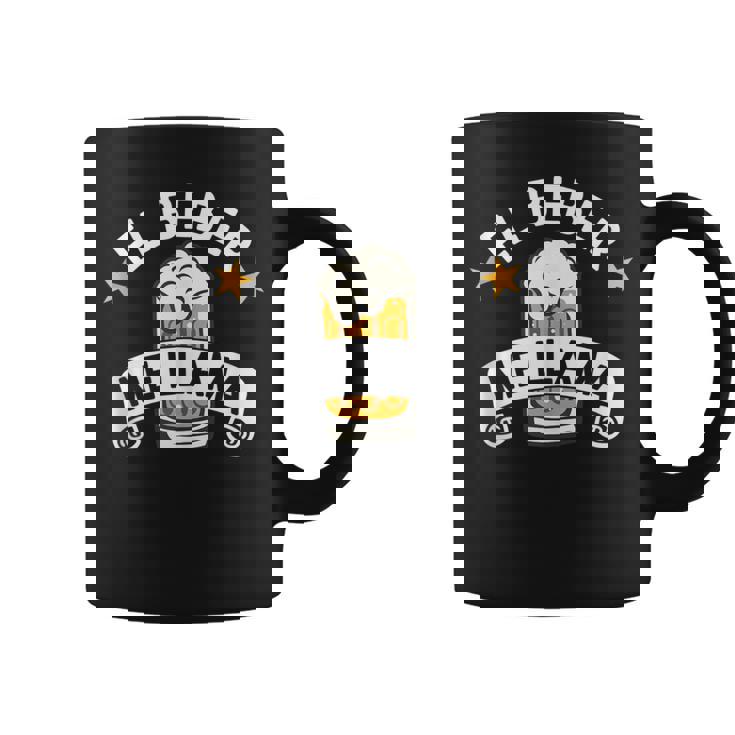 El Beber Me Llama Frase Divertida Amantes De La Cerveza In Mangas Taza de café