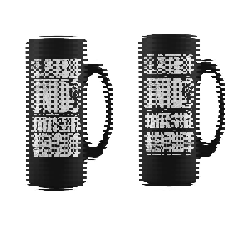 El Pueblo Unido Jamaseraencido Protestlogan コーヒーマグ