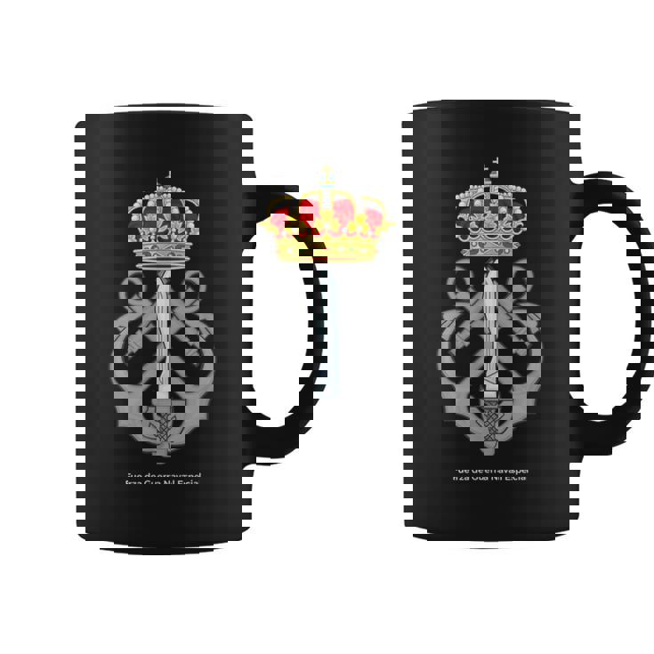 Emblema Fgne Ejército Español Fuerza Guerra Naval Especial Taza de café