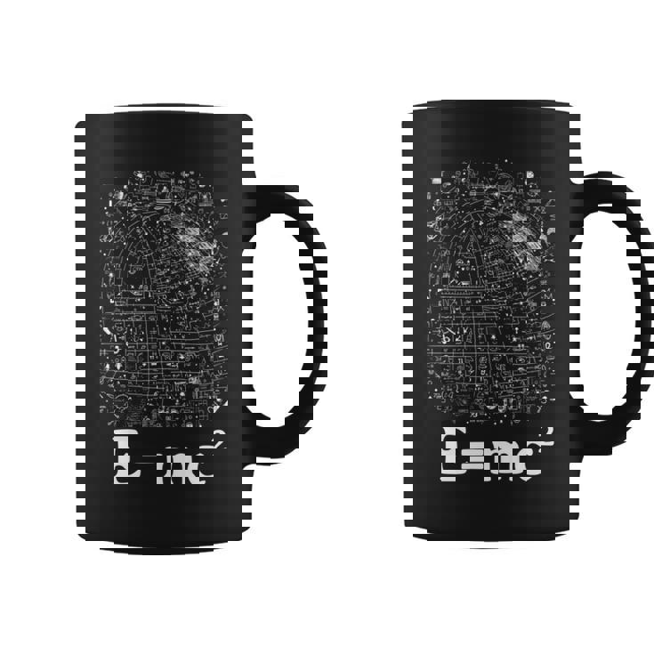 EMc2 方程式 物理学 相対性理論 数学 数学 長袖tシャツ コーヒーマグ