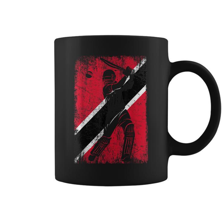 Entrenador De Jugadores De Fans De Jersey De Cricket Bandera De Trinidad Y Tobago Taza de café
