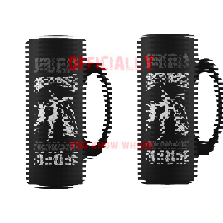 Escalada En Roca Regalo De Jubilación Escalador Jubilado Boulder Taza de café