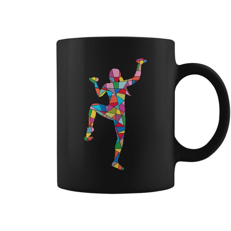 Escalada Montañas Escaladores Boulder Niñaseñoras Boulder Boulder Taza de café