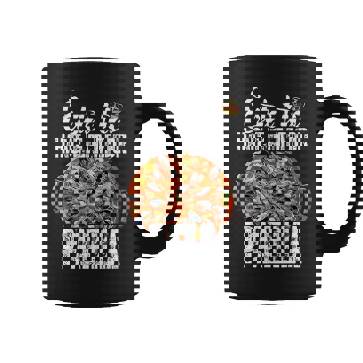 Este Tío Hace La Mejor Paella Amante De La Paella Taza de café