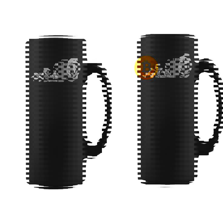 Evolution Of Money お金の進化 ビットコインプランb 暗号通貨btc ホドル コーヒーマグ