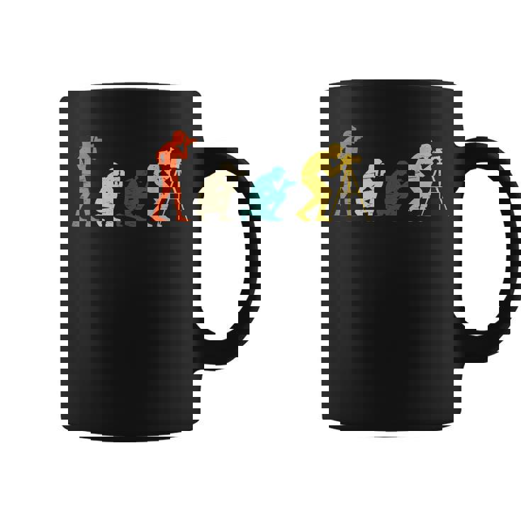 Evolution フォトグラファー カメラ 進歩 歴史 レトロ レンズ コーヒーマグ