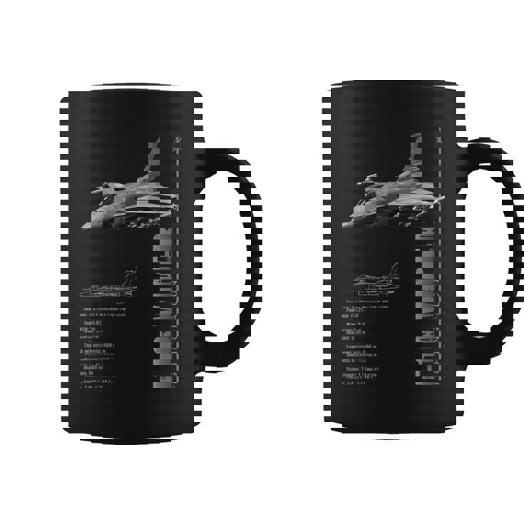 F-16 バイパー ファイティング ファルコン ジェット戦闘機仕様 コーヒーマグ