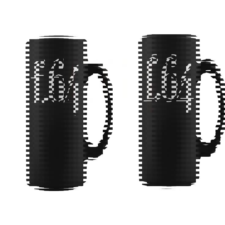 F64 太字 オフセンター 書体 コーヒーマグ