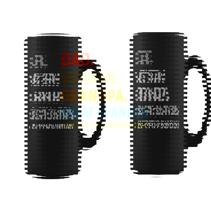 Fathers Day Dad Veteran Grandpa Great Grandpa Coffee Mug