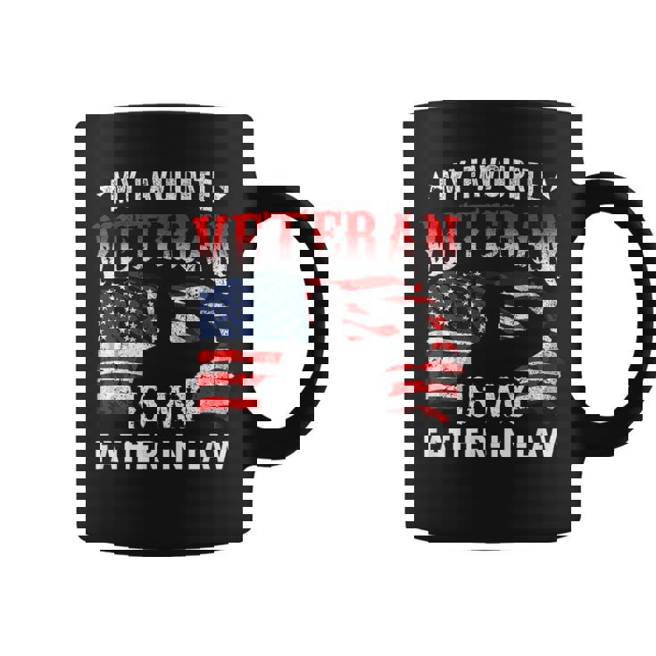 My Favorite Veteran Is My Father-In-Law Family Veteran's Day Coffee Mug