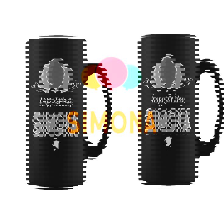 Feliz Cumpleaños Diciendoimona Cuello Taza de café