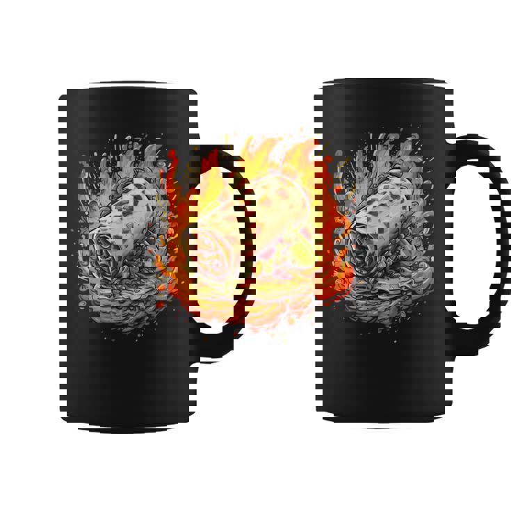 Flames Beef Burrito Costume Per Gli Amanti Del Costume Cibo Divertente Tazze