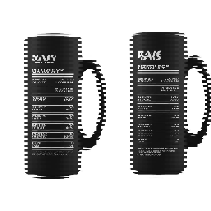 Flavio 栄養成分表示 コーヒーマグ