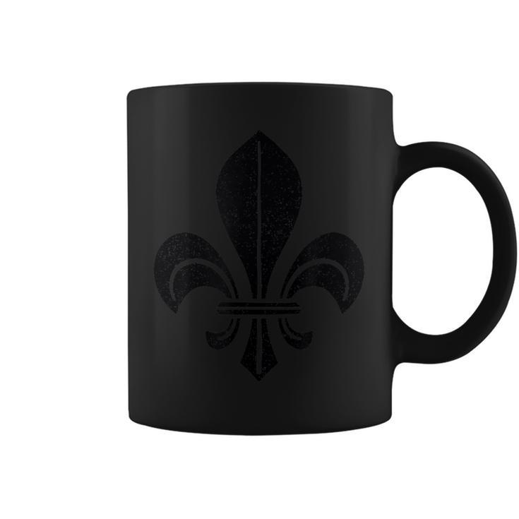 Fleur De Lisímbolo Fleur-De-Lys Heraldica Francia Taza de café