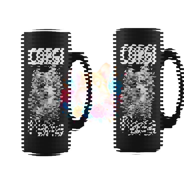 Floral Corgi Mom Dog Lovers Cute Mama Puppy Mother's Day Coffee Mug
