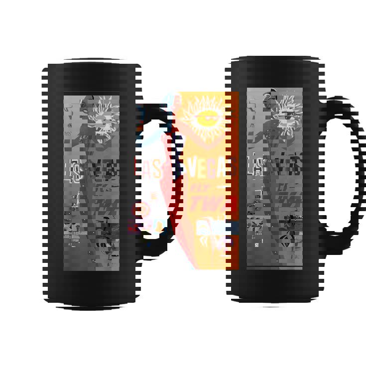 Fly Twa ラスベガス ビンテージ トラベルtシャツ コーヒーマグ