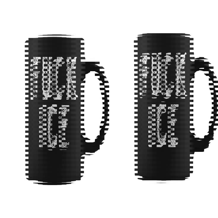 Fuck Ice プロテスト&レジストサポート移民 コーヒーマグ