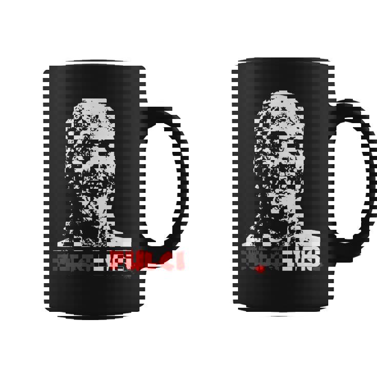 Fulci Livesゾンビホラー映画tシャツ コーヒーマグ