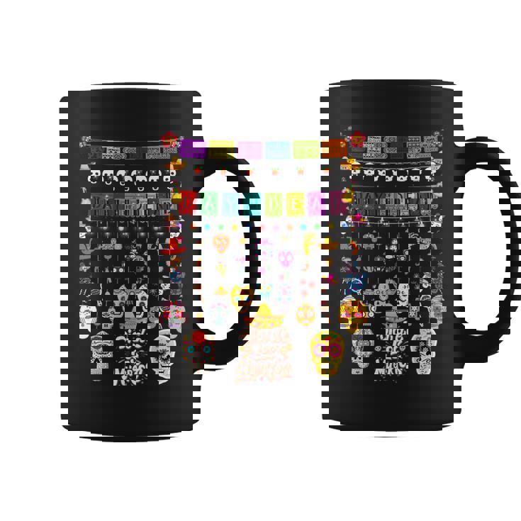 Fun Dia De Los Muertos メキシコシュガースカル コーヒーマグ