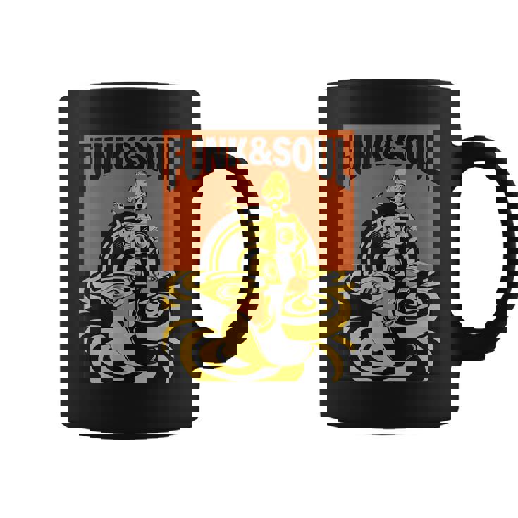 Funk &Oul Music Oldchool Records フィットtシャツ コーヒーマグ