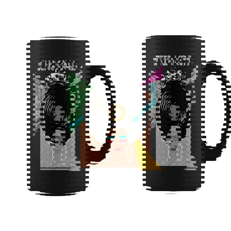 Funk &Oul Patrol 70年代80年代ビンテージアフログラフィックミュージックシャツ コーヒーマグ