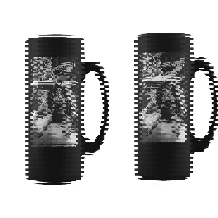 Cat Gang Meme Coolintage Humourarcastique Hommes S Tasse