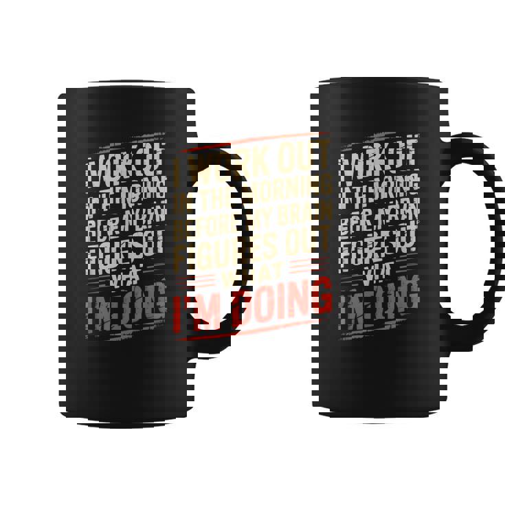 Gym Workout Weightlifting Humor Fitness Training Gear コーヒーマグ