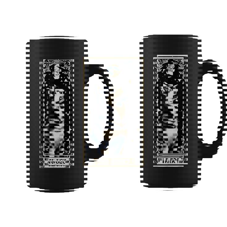 The Husky タロットカード メンズ レディース キッズ シベリアンハスキー コーヒーマグ