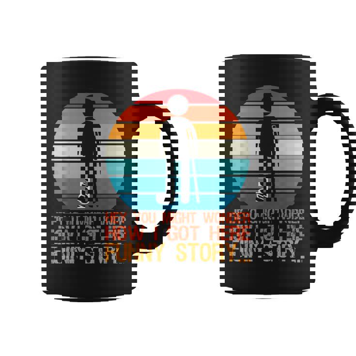 Recovery Broken Leg Get Well 衣装 怪我 足 足首 コーヒーマグ