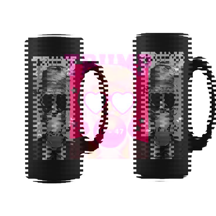 Trump 2024 メガネ&バブルガム ピンク コーヒーマグ
