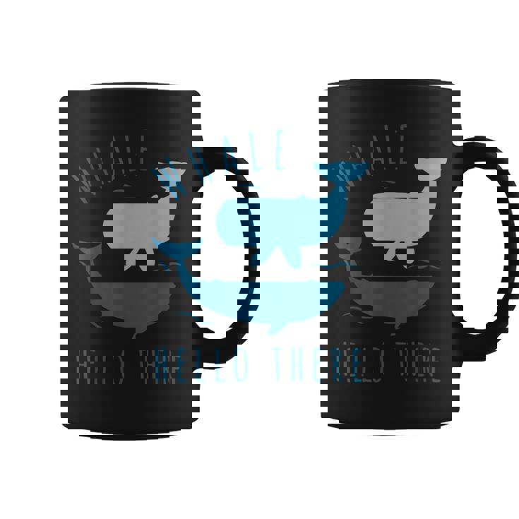 Whale Pun クジラ Hello There Hello Dort ファニークジラ コーヒーマグ