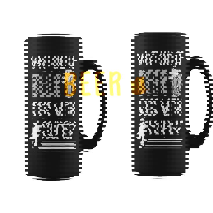 Workout Gym Meme For Beer Loversquats Joke コーヒーマグ