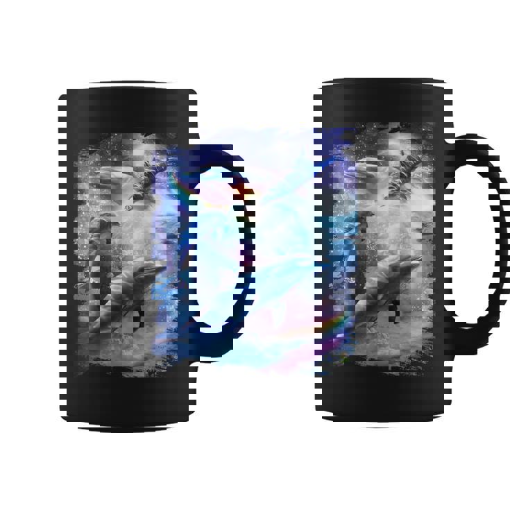 Galaxy Dolphin 宇宙のイルカ コーヒーマグ