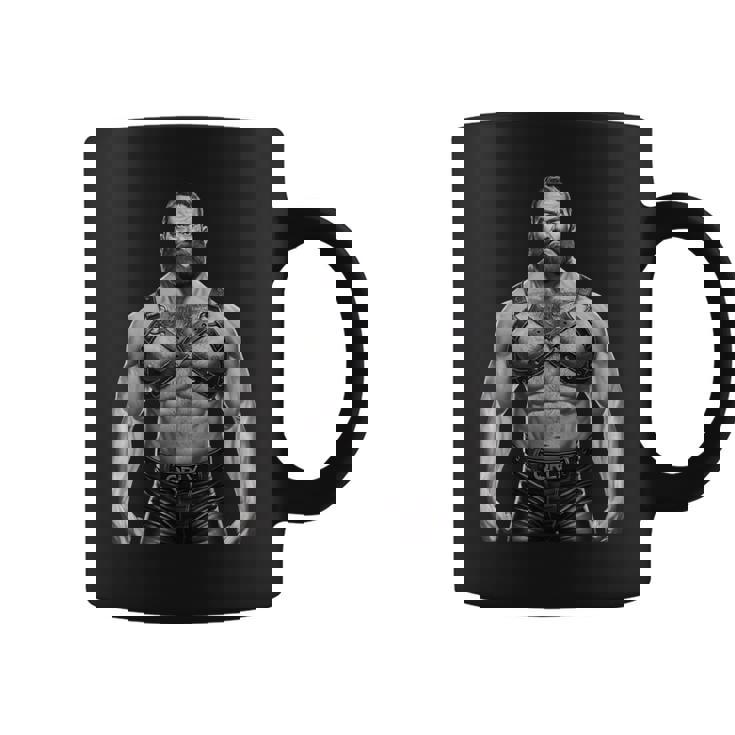 Gay Bear Community Pride Muscle Cub Bear メンズ ゲイパパ コーヒーマグ