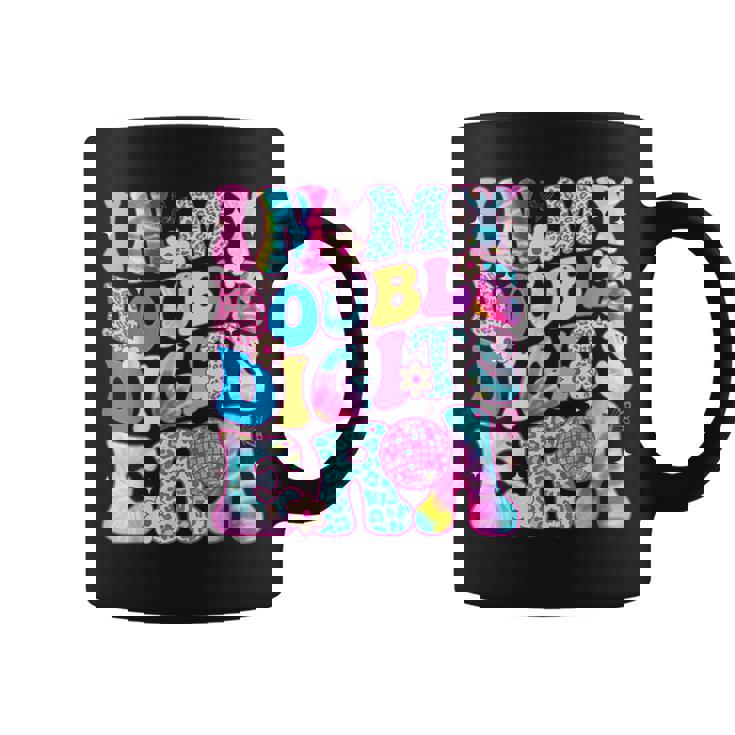 Girl In My Double Digits Era Retro 10 Year Old 10Th Birthday Coffee Mug