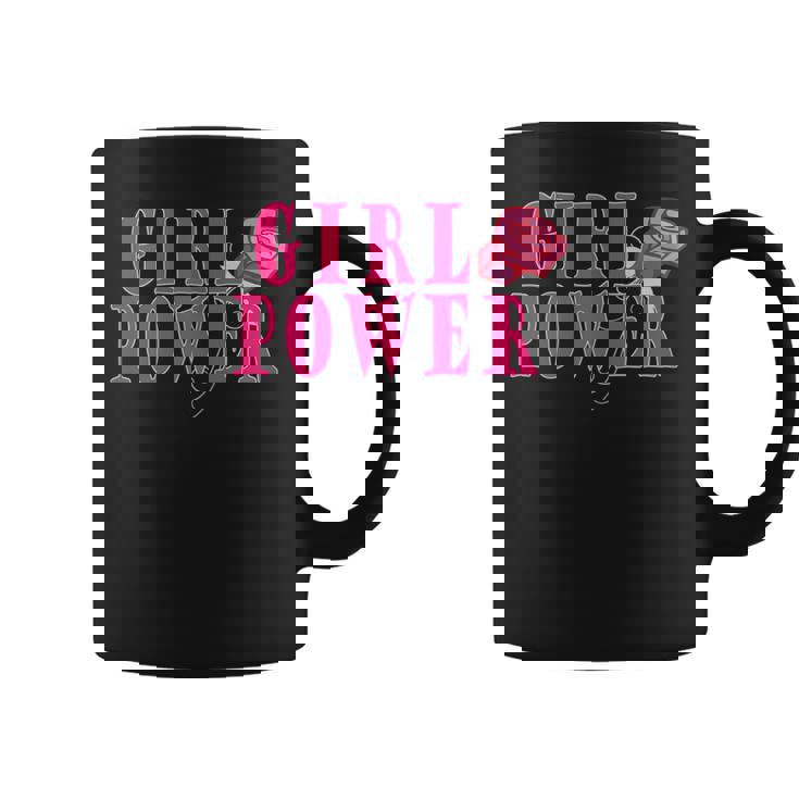 Girl Power Jolie Rose Féminine Égalité Féminine Tasse