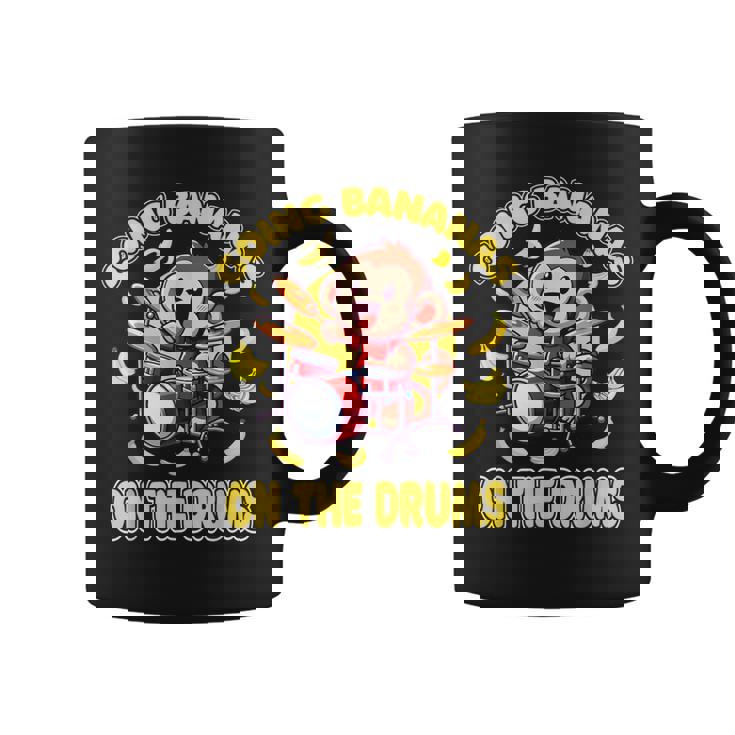 Going Bananas On The Drums 面白いドラム演奏 猿 コーヒーマグ