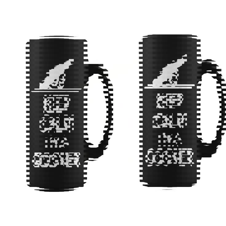 Gooner フットボールファン Keep Calm Gooner アーセナルギフト コーヒーマグ