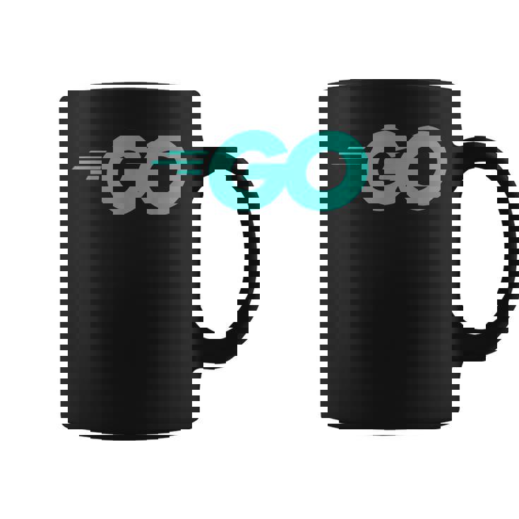 Goロゴ付きのgoプログラミング言語golang開発者 コーヒーマグ