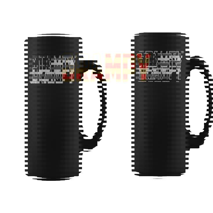 Grampy Bold Patriotic American Flag Father’S Day Grampy Coffee Mug