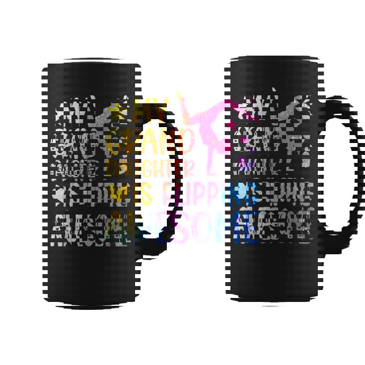 My Granddaughter Gymnastics Grandma Of A Gymnast Grandma Small Black Coffee Mug
