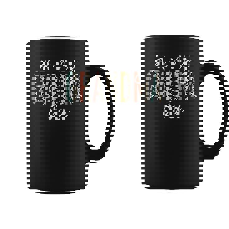 In My Grandma Era Leopard Letter Print Grandma Coffee Mug