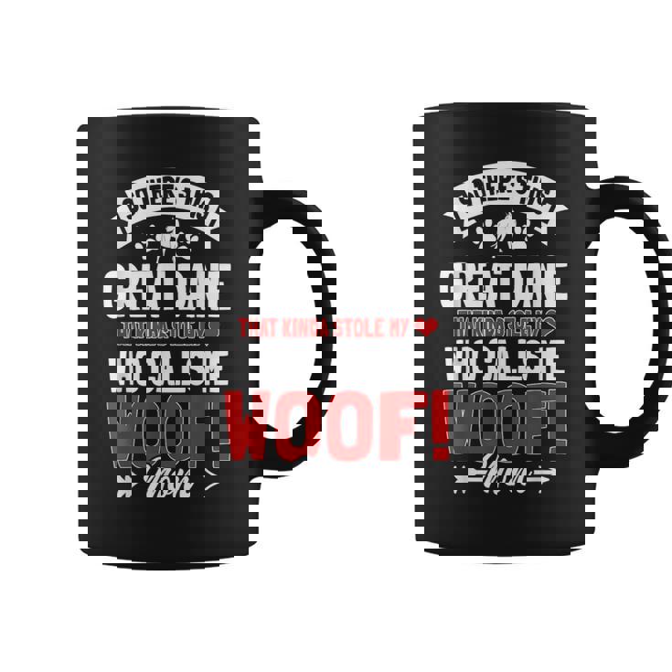 Great Dane Gentle Dog Woof Mom German Mastiff Mother's Day Coffee Mug