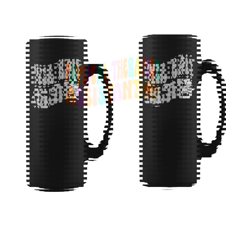 Groovy 理学療法士アシスタント デイジーフラワー レトロ Pta コーヒーマグ