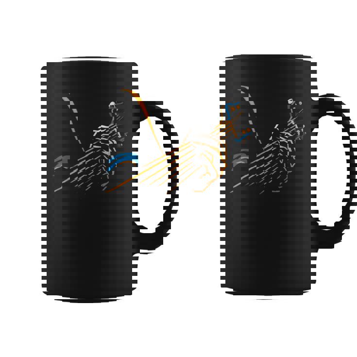 Guitar Lovers スタイライズド バンド ティー アーティスティック ギター コーヒーマグ