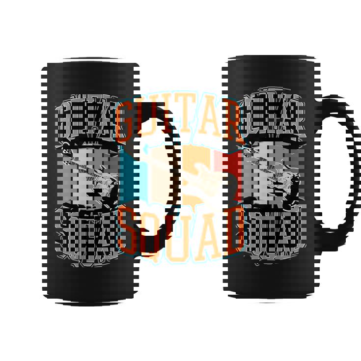 Guitarquad マッチング レトロ ヴィンテージスタイル ギターバンド コーヒーマグ