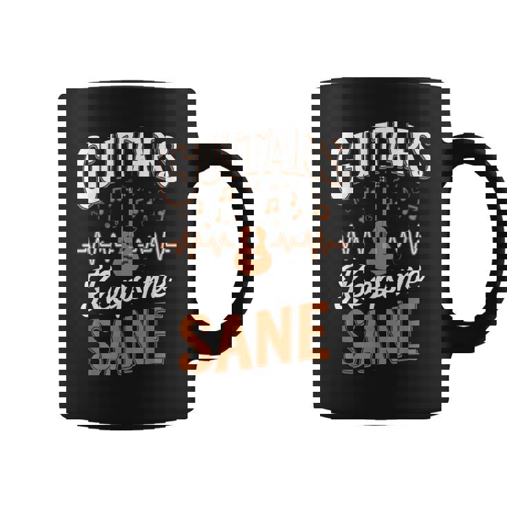 Guitars Keep Meane Pun Guitarists アコースティックギター コーヒーマグ