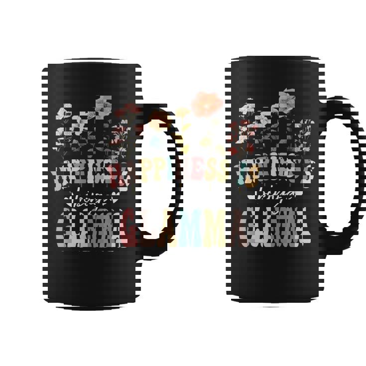 Happiness Is Being A Glamma Floral Glamma Mother's Day Coffee Mug