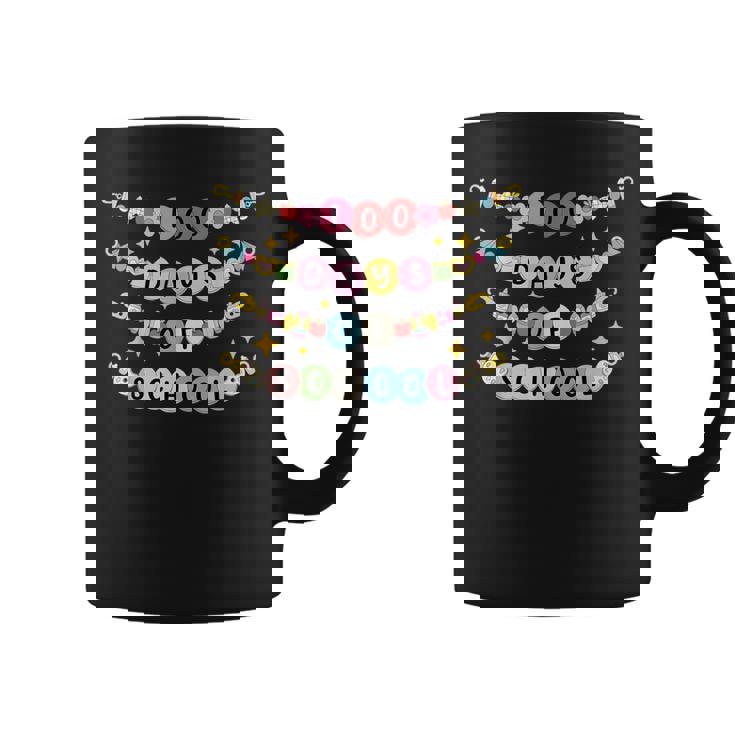 Happy 100 Days Ofchool ブレスレット 教師 学生 100日目 コーヒーマグ