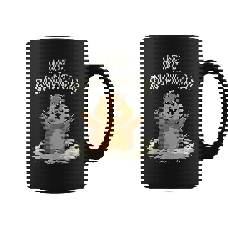 Happy Groundhog Day 2025 メンズ レディース キッズ コーヒーマグ